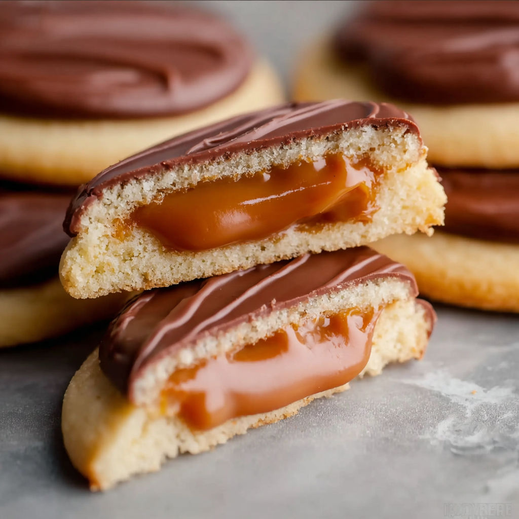 Twix Cookie Cups Caramel Chocolate recipe