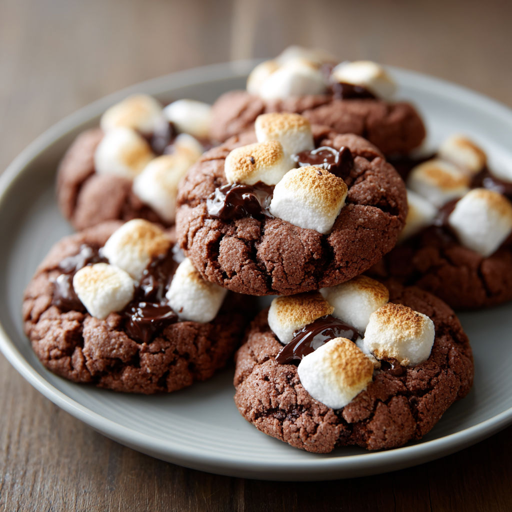 Ultimate Chocolate Marshmallow Cookies recipe