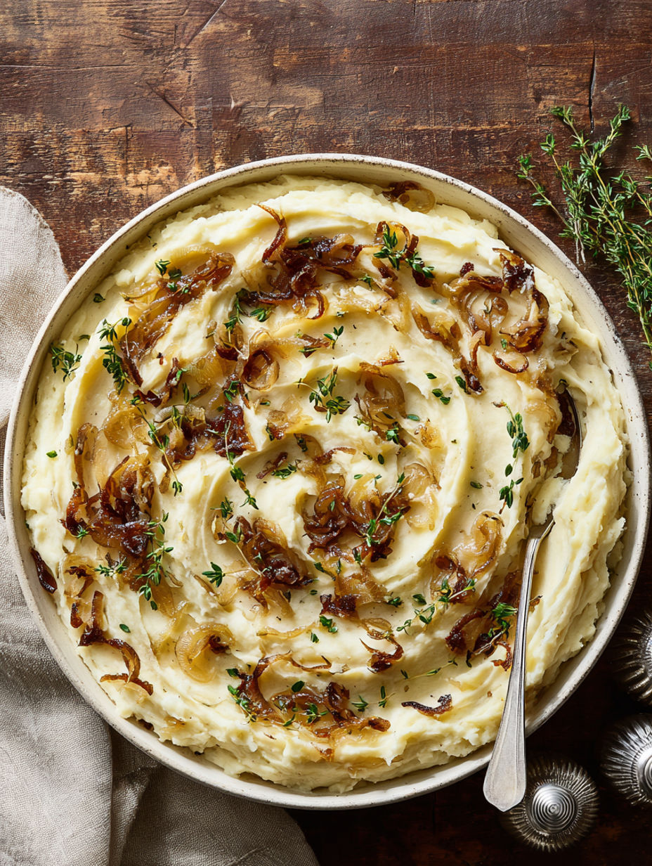 Vegan Caramelized Onion Mashed recipe