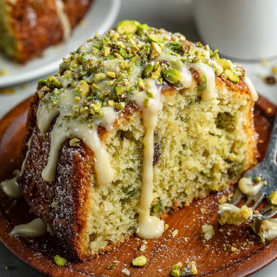 Vegan Pistachio Coffee Cake recipe