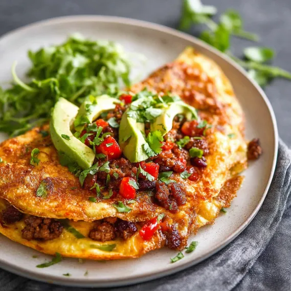 Whole30 Keto Chorizo Omelette recipe