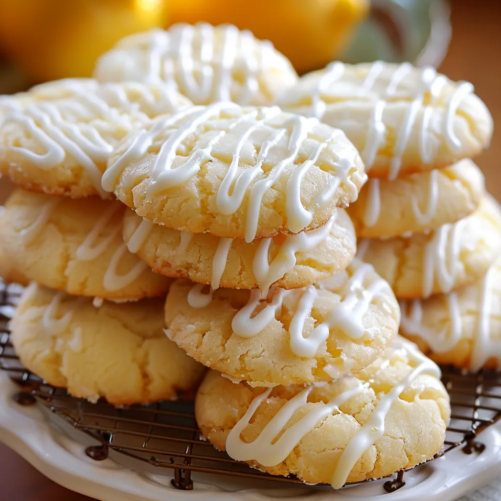 Lemon Pound Cake Cookies recipe