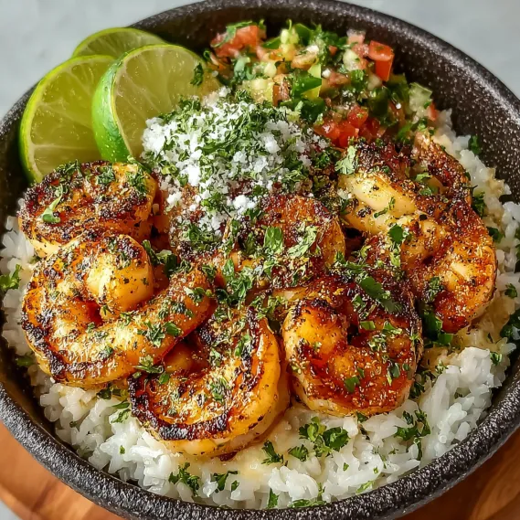 Zesty Lime Shrimp Coconut Bowls recipe