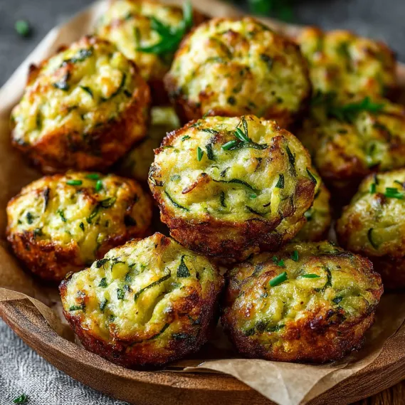 Zucchini Garlic Bites Snack recipe